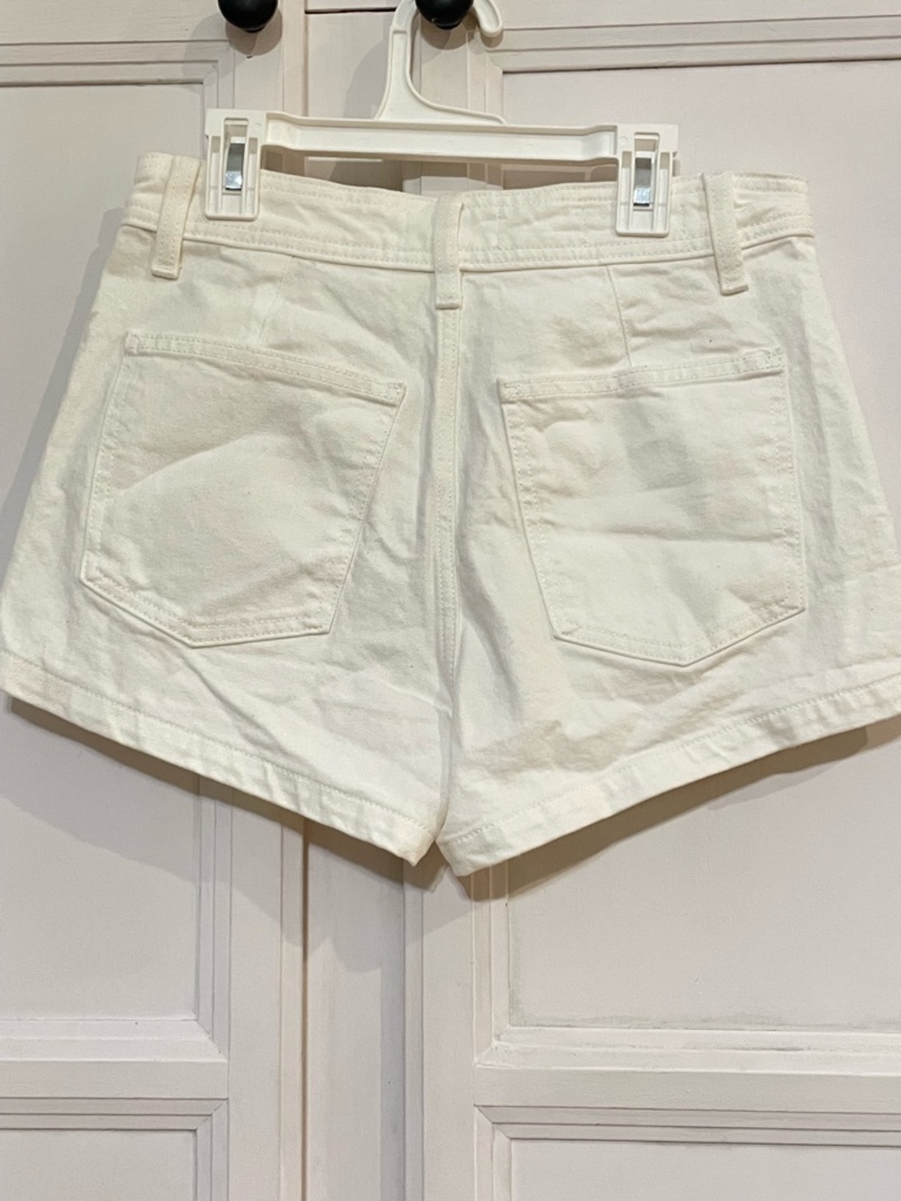 NWT Universal Thread High Waist White Sailor Shorts Size 6 - Picture 3 of 7